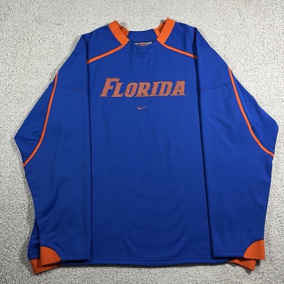 Florida Gators Sweatshirt Mens 2XL Nike Team Issued Crewneck NCAA Swoosh Vintage - Picture 1 of 7